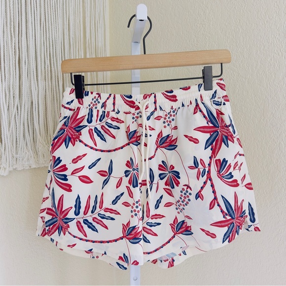 Outdoor Voices‎ Floral SolarCool 3" Short in Leaf Berry Size Small Unlined Beach - Picture 2 of 8
